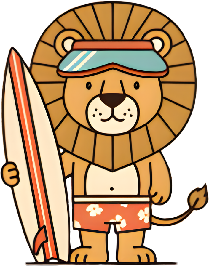 Lion with a to-do list